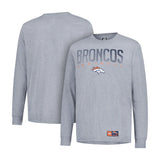 Ultra Game Men's NFL Official Game Day Long Sleeve T-Shirt | Denver Broncos