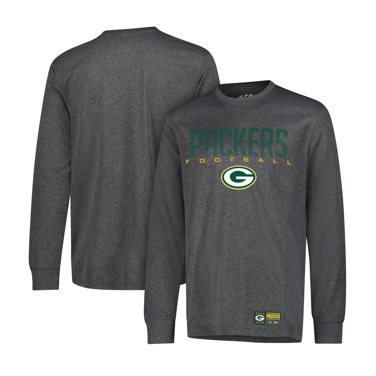 Ultra Game Men's NFL Official Game Day Long Sleeve T-Shirt | Green Bay Packers