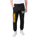 Ultra Game Men's NFL Official Super Soft Game Day Jogger Sweatpants | Green Bay Packers