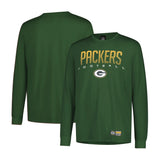 Ultra Game Men's NFL Official Game Day Long Sleeve T-Shirt | Green Bay Packers
