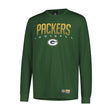Ultra Game Men's NFL Official Game Day Long Sleeve T-Shirt | Green Bay Packers
