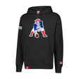 Ultra Game Mens NFL Official Super Soft Throwback Hoodie Sweatshirt | New England Patriots