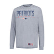Ultra Game Men's NFL Official Game Day Long Sleeve T-Shirt | New England Patriots