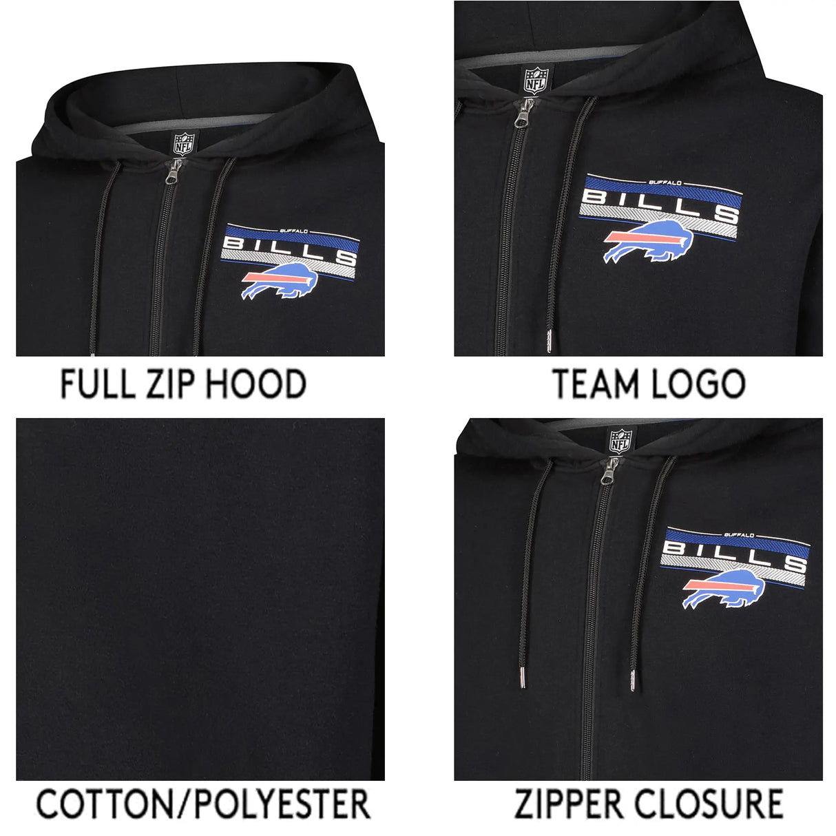 Ultra Game Mens NFL Official Supremely Soft Full Zip Hoodie Jacket | Philadelphia Eagles