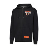 Ultra Game Mens NFL Official Supremely Soft Full Zip Hoodie Jacket | Chicago Bears