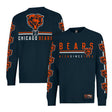 Ultra Game Men's NFL Official Super Soft Supreme Long Sleeve T-Shirt | Chicago Bears