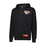 Ultra Game Mens NFL Official Supremely Soft Full Zip Hoodie Jacket | Denver Broncos