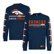 Ultra Game Men's NFL Official Super Soft Supreme Long Sleeve T-Shirt | Denver Broncos
