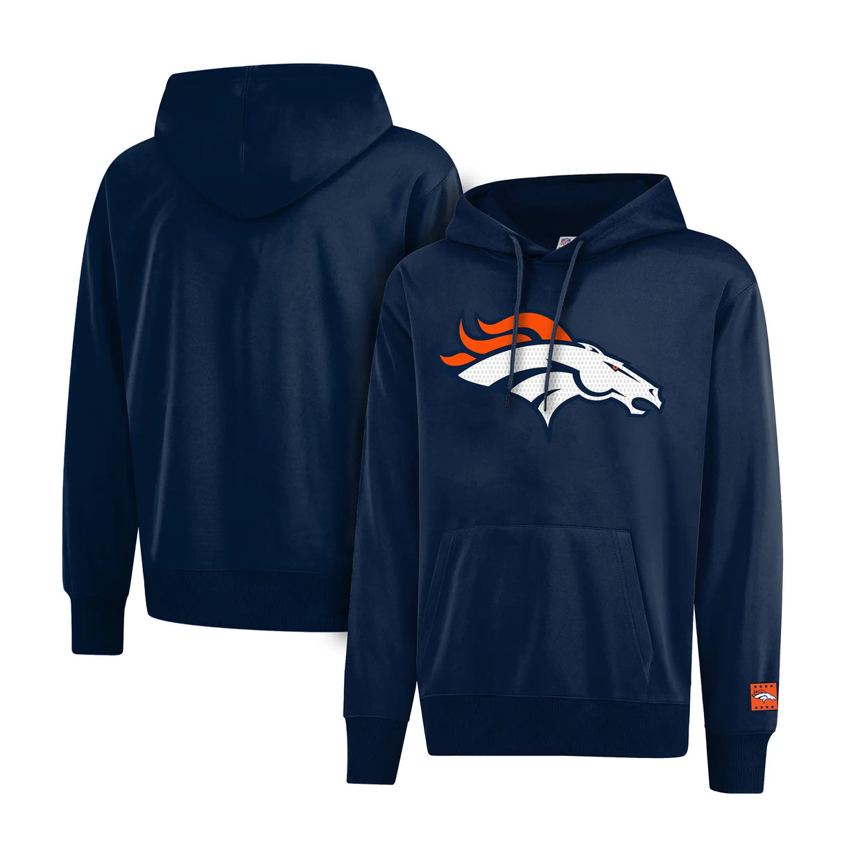 Ultra Game Men's NFL Official Supremely Soft Hoodie Sweatshirt | Denver Broncos