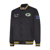 Ultra Game Mens NFL Official Supreme Satin Jacket | Green Bay Packers