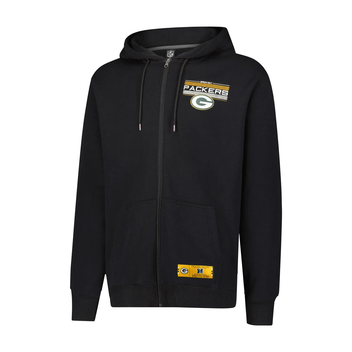 Ultra Game Mens NFL Official Supremely Soft Full Zip Hoodie Jacket | Green Bay Packers