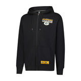 Ultra Game Mens NFL Official Supremely Soft Full Zip Hoodie Jacket | Green Bay Packers