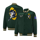 Ultra Game Mens NFL Official Supreme Heritage Satin Jacket