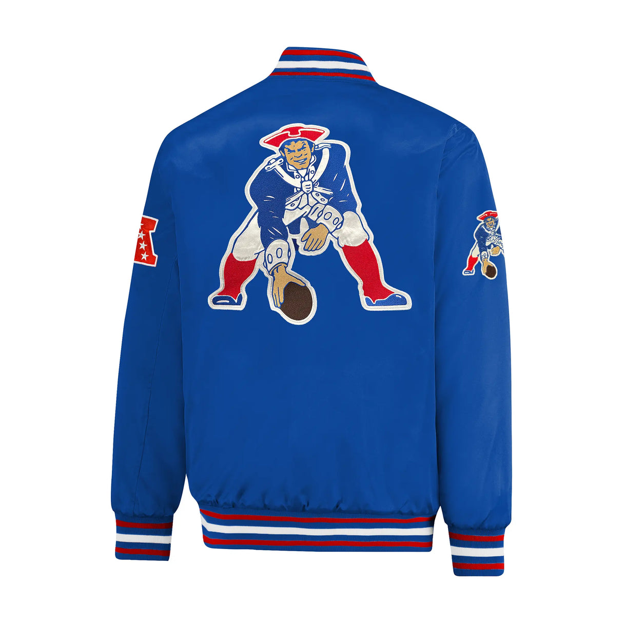 Ultra Game Mens NFL Official Supreme Heritage Satin Jacket