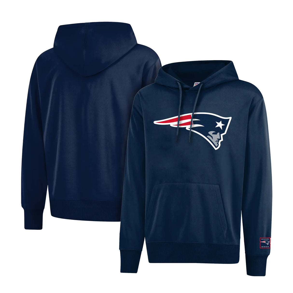 Ultra Game Men's NFL Official Supremely Soft Hoodie Sweatshirt | New England Patriots