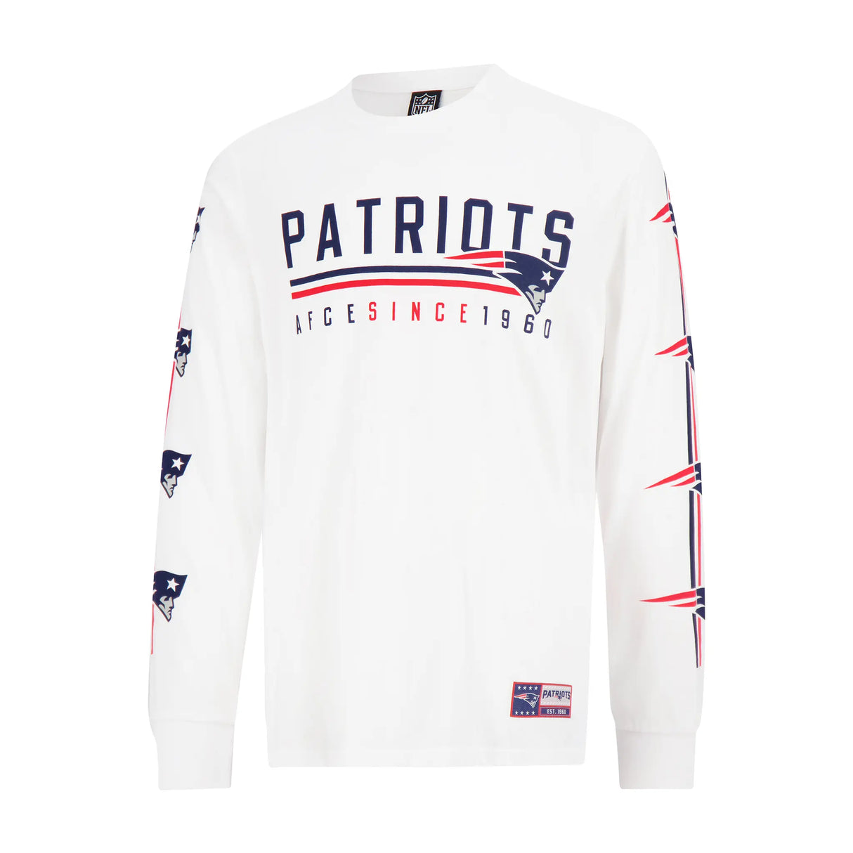 Ultra Game Men's NFL Official Super Soft Supreme Long Sleeve T-Shirt