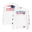 Ultra Game Men's NFL Official Super Soft Supreme Long Sleeve T-Shirt | New England Patriots