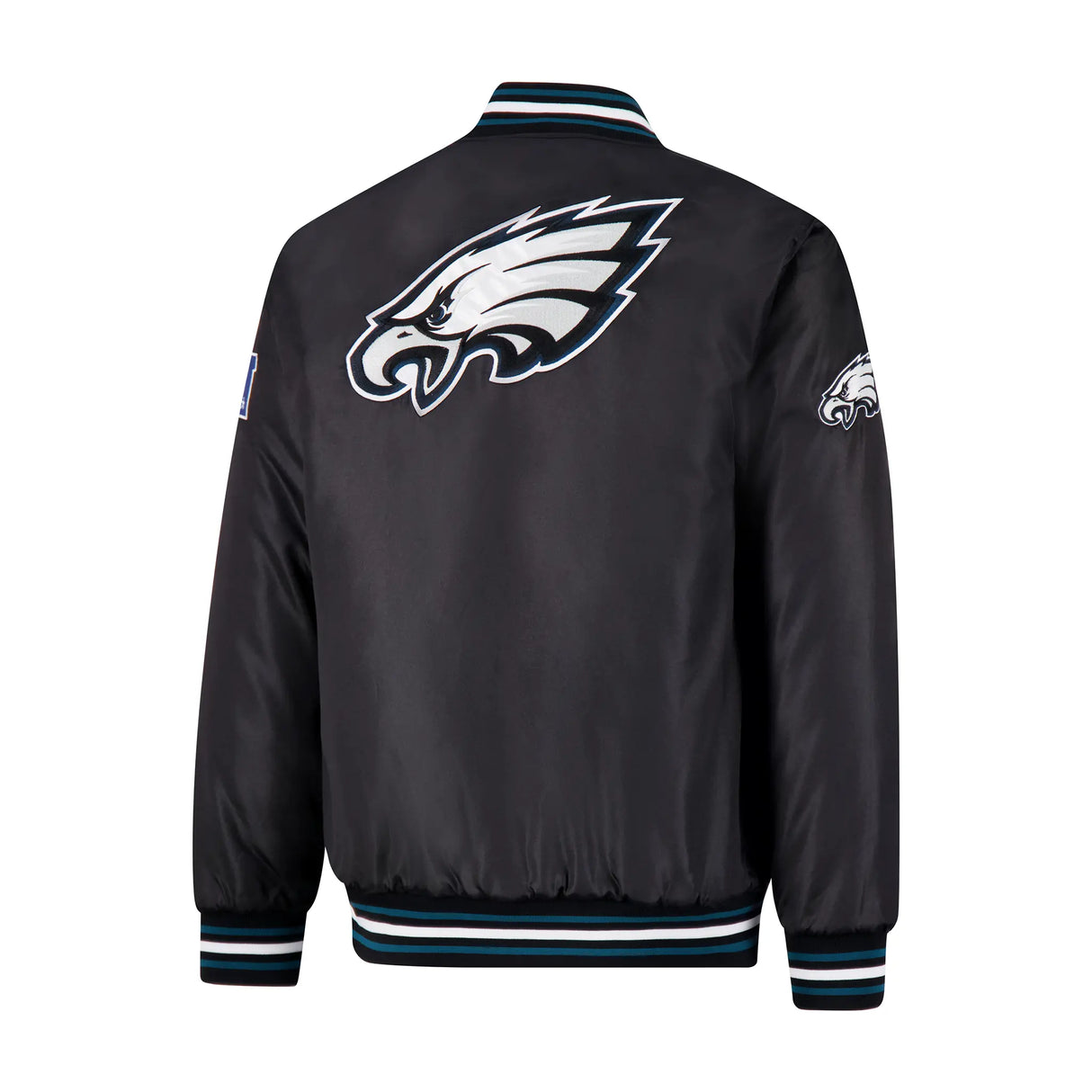 Ultra Game Mens NFL Official Supreme Satin Jacket | Philadelphia Eagles