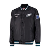Ultra Game Mens NFL Official Supreme Satin Jacket | Philadelphia Eagles