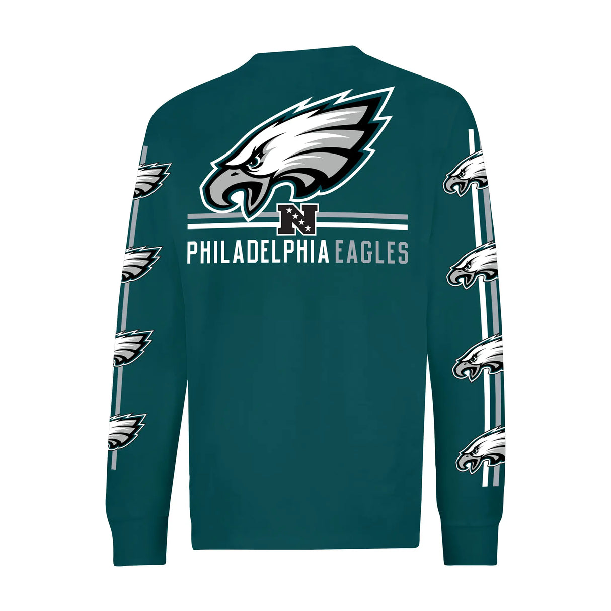 Ultra Game Men's NFL Official Super Soft Supreme Long Sleeve T-Shirt