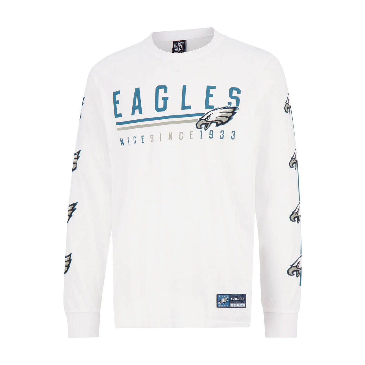Ultra Game Men's NFL Official Super Soft Supreme Long Sleeve T-Shirt | Philadelphia Eagles