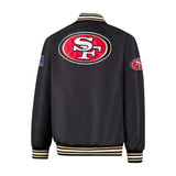 Ultra Game Mens NFL Official Supreme Satin Jacket | San Francisco 49ers