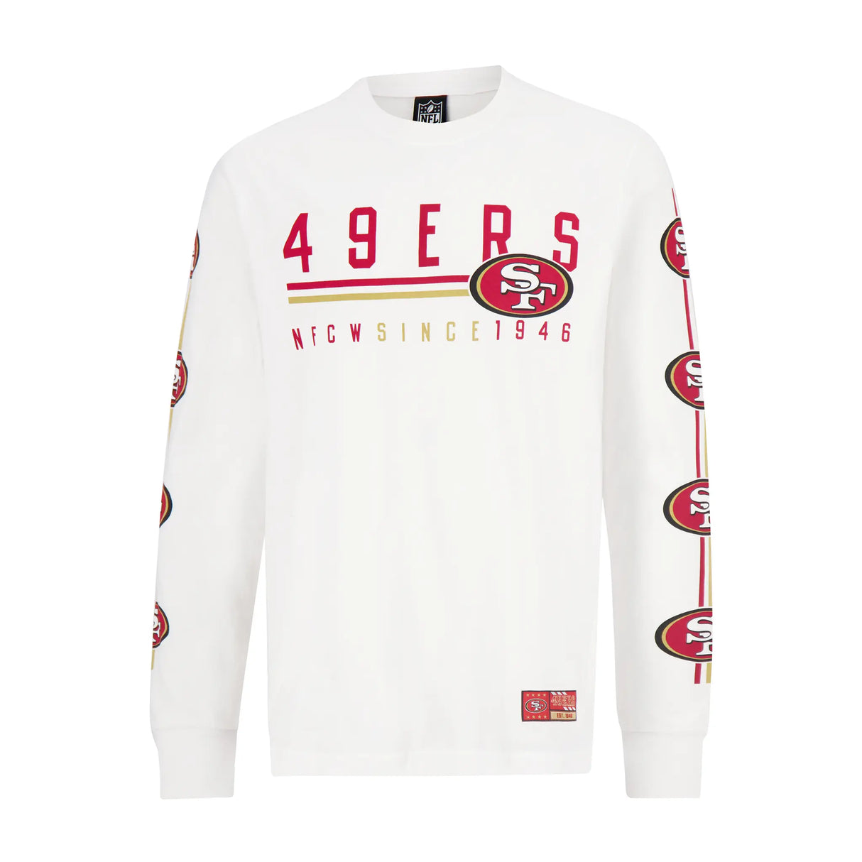 Ultra Game Men's NFL Official Super Soft Supreme Long Sleeve T-Shirt | San Francisco 49ers