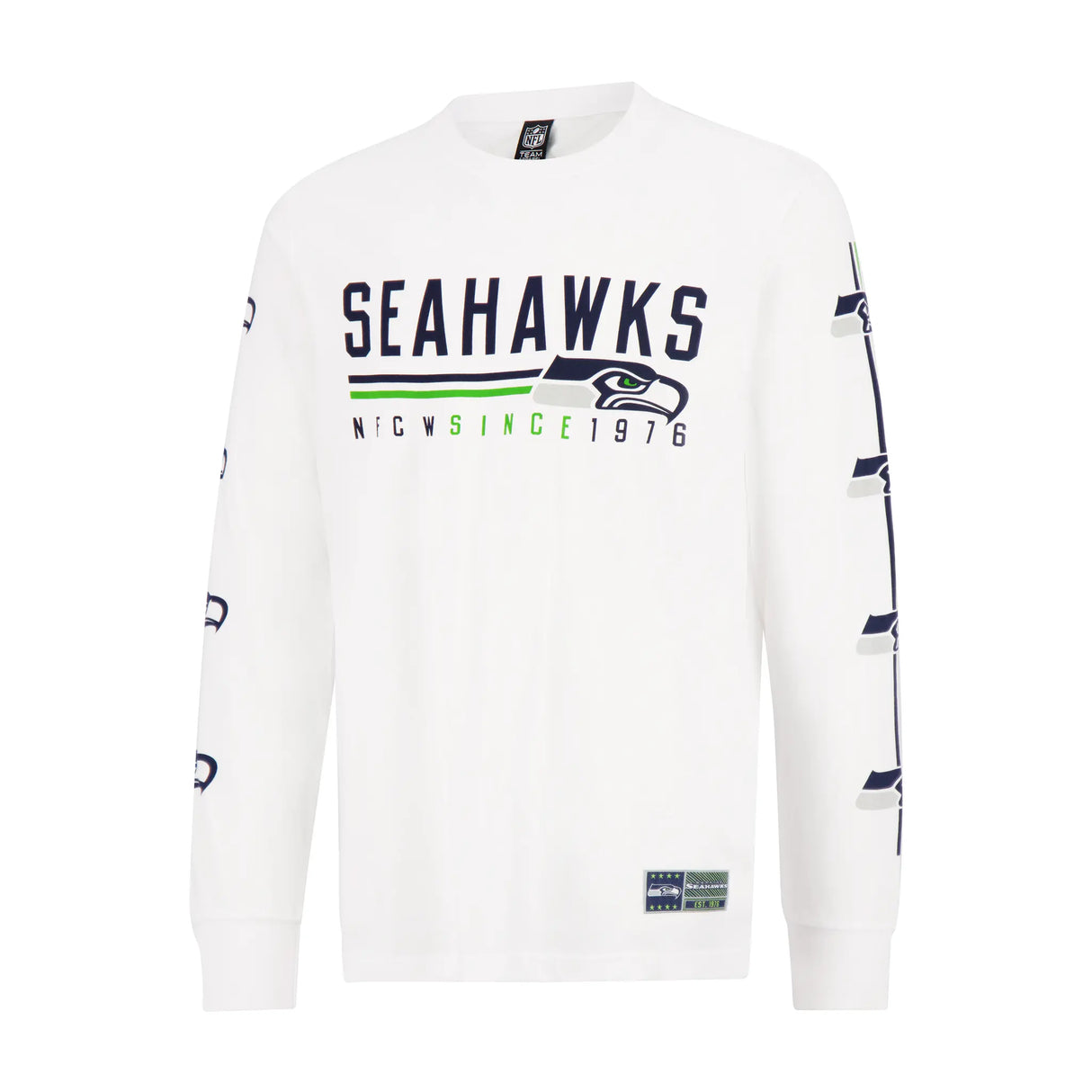 Ultra Game Men's NFL Official Super Soft Supreme Long Sleeve T-Shirt