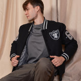 Ultra Game Men's NFL Official Classic Varsity Coaches Jacket Coat | Philadelphia Eagles