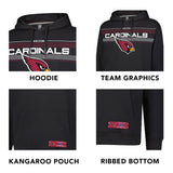 Ultra Game Mens NFL Official Super Soft Supreme Hoodie Sweatshirt