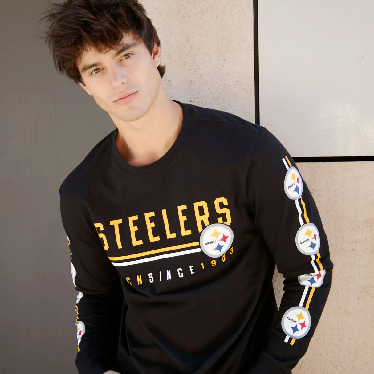 Ultra Game Men's NFL Official Super Soft Supreme Long Sleeve T-Shirt | Buffalo Bills