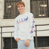 Ultra Game Men's NFL Official Super Soft Supreme Long Sleeve T-Shirt