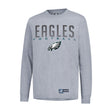 Ultra Game Men's NFL Official Game Day Long Sleeve T-Shirt | Philadelphia Eagles