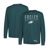 Ultra Game Men's NFL Official Game Day Long Sleeve T-Shirt | Philadelphia Eagles