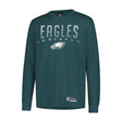 Ultra Game Men's NFL Official Game Day Long Sleeve T-Shirt | Philadelphia Eagles