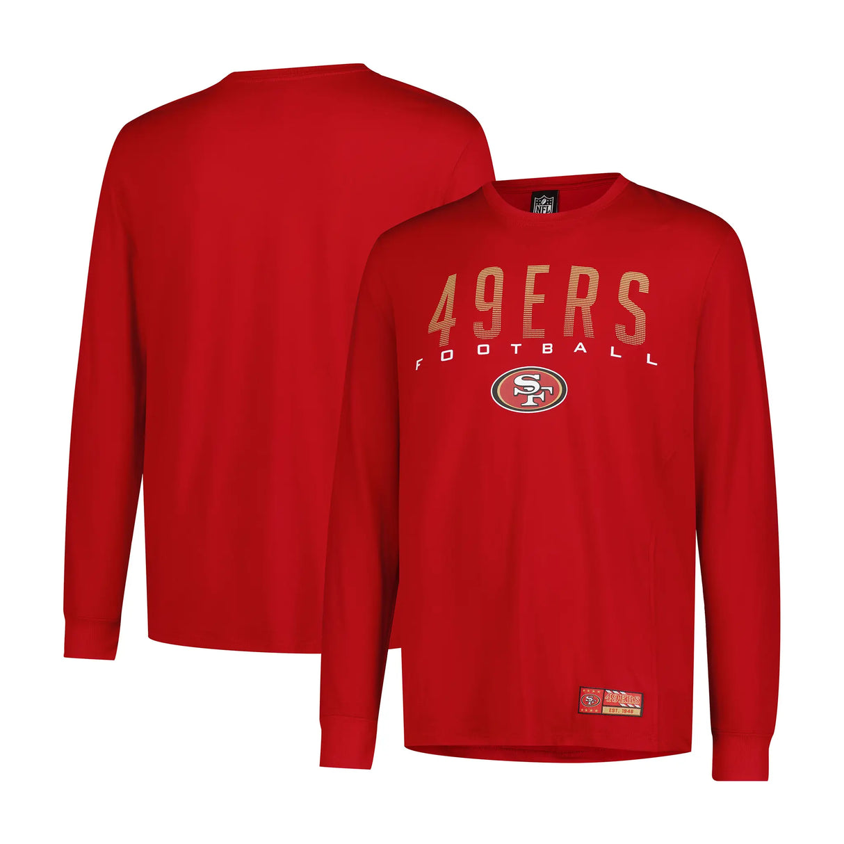 Ultra Game Men's NFL Official Game Day Long Sleeve T-Shirt