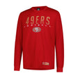 Ultra Game Men's NFL Official Game Day Long Sleeve T-Shirt | San Francisco 49ers