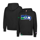 Ultra Game Mens NFL Official Super Soft Throwback Hoodie Sweatshirt | Seattle Seahawks