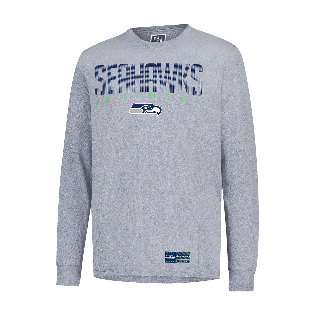 Ultra Game Men's NFL Official Game Day Long Sleeve T-Shirt | Seattle Seahawks