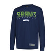 Ultra Game Men's NFL Official Game Day Long Sleeve T-Shirt | Seattle Seahawks