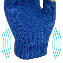 ultra game nfl official team color youth super soft winter beanie knit hat extra warm touch screen gloves feature 2