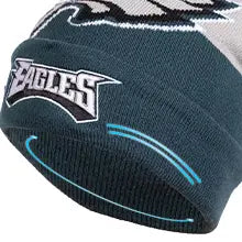 ultra game nfl official team color youth super soft winter beanie knit hat extra warm touch screen gloves feature 3