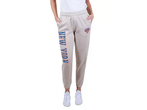 ultra game womens nba official black super soft active fleece sweatpants joggers feature 1