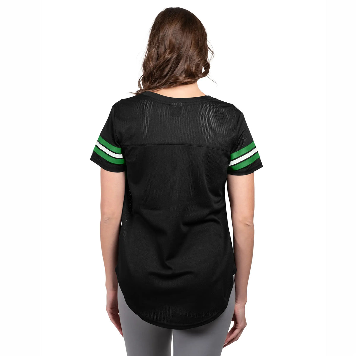 Ultra Game Women's NBA Official Super Soft Mesh Jersey T-Shirt | Boston Celtics