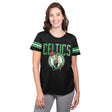Ultra Game Women's NBA Official Super Soft Mesh Jersey T-Shirt | Boston Celtics