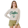 Ultra Game Women's NBA Official Super Soft Crop Top Shirt | Boston Celtics