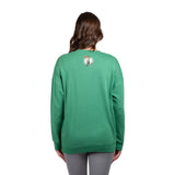 Ultra Game Women's NBA Official Extra Soft Fleece Distressed Oversized Pullover Sweatshirt | Boston Celtics