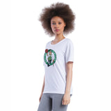 Ultra Game Women's NBA Official Soft Vintage Distressed Graphics T-Shirt | Boston Celtics