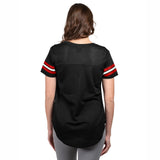 Ultra Game Women's NBA Official Super Soft Mesh Jersey T-Shirt | Chicago Bulls