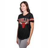 Ultra Game Women's NBA Official Super Soft Mesh Jersey T-Shirt | Chicago Bulls